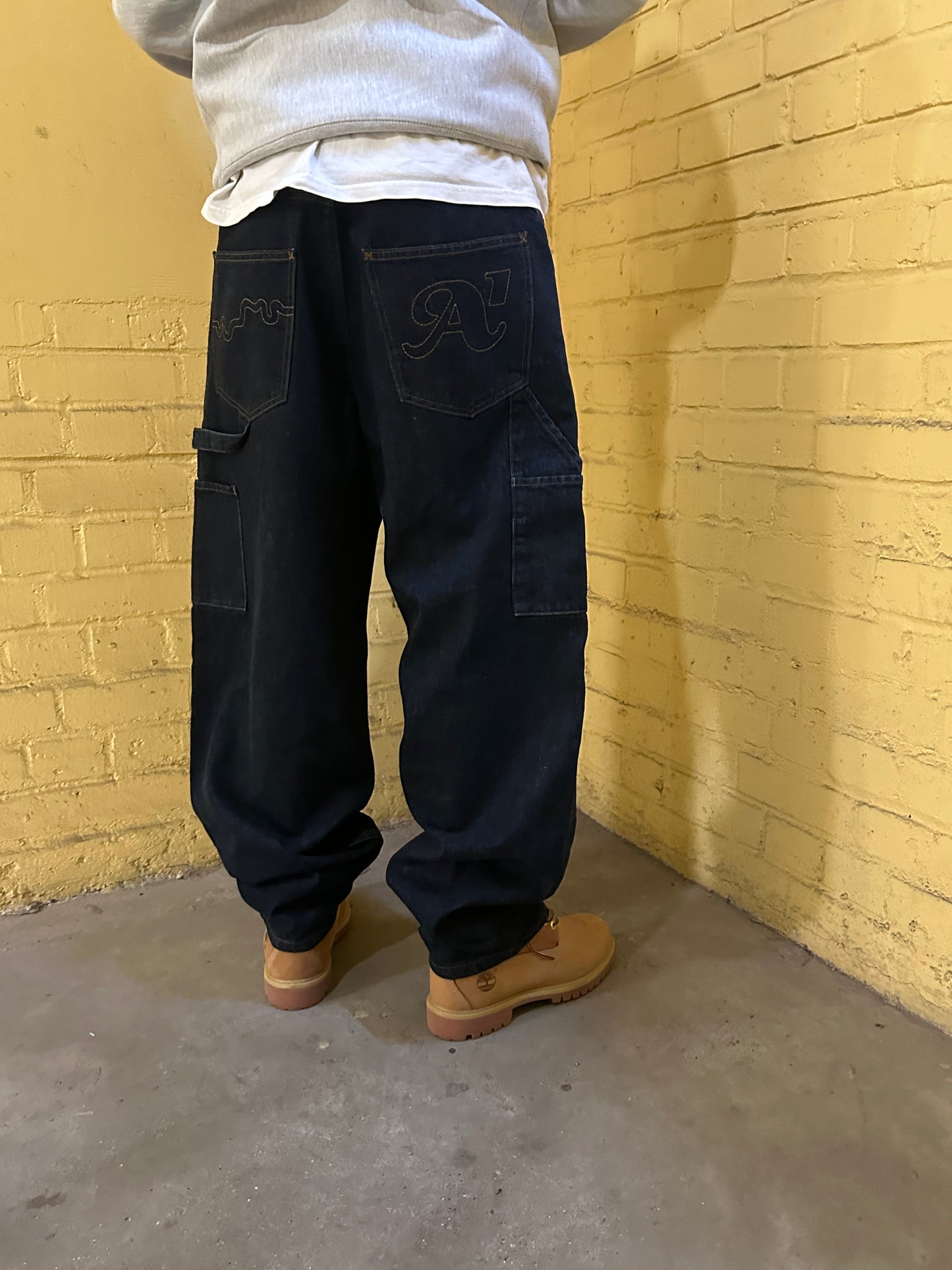 Double Knee Pant - Indigo Blue