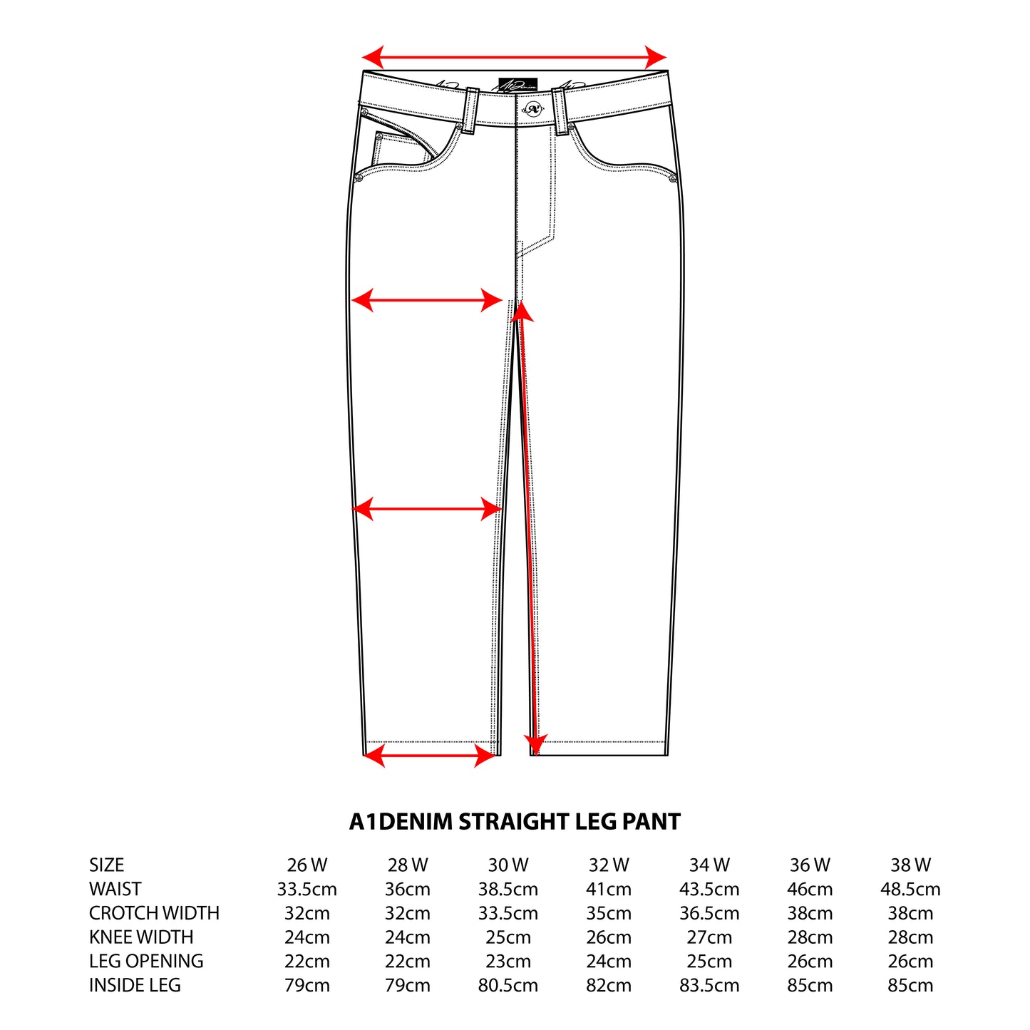 Premium 5 Pocket Straight Leg Denim Pant - VTG Mud Wash