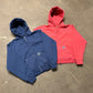 Quilted Double Zip Hood - Overdyed