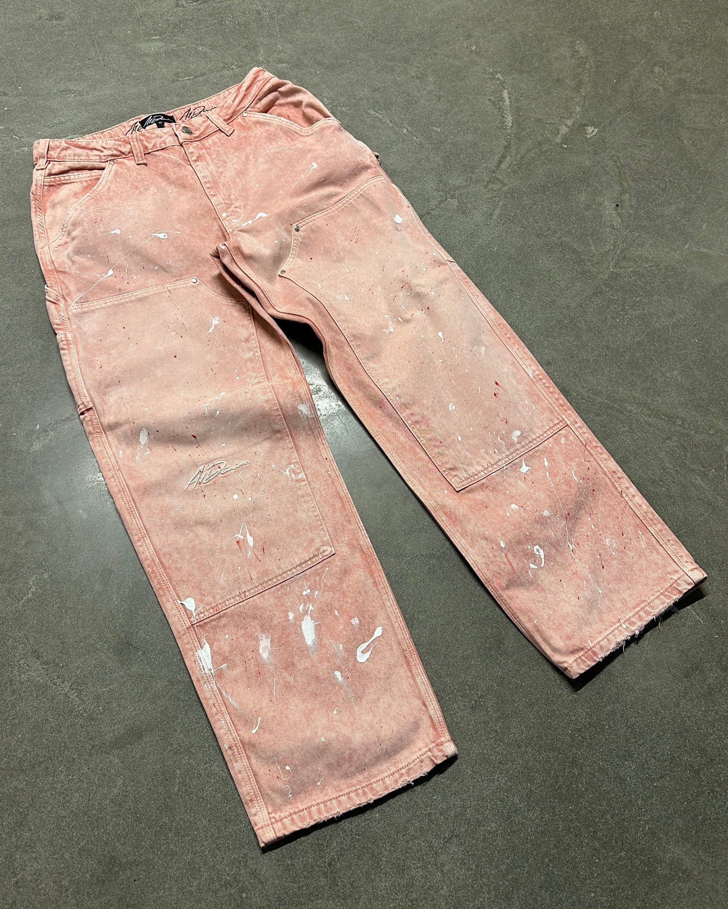 003 Double Knee Pant - SPLATTER