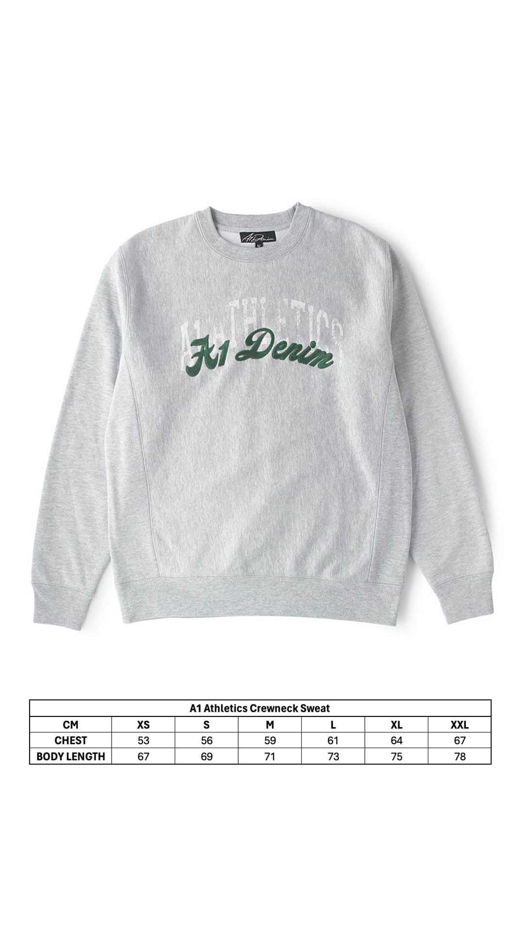 Athletics Crewneck - Grey