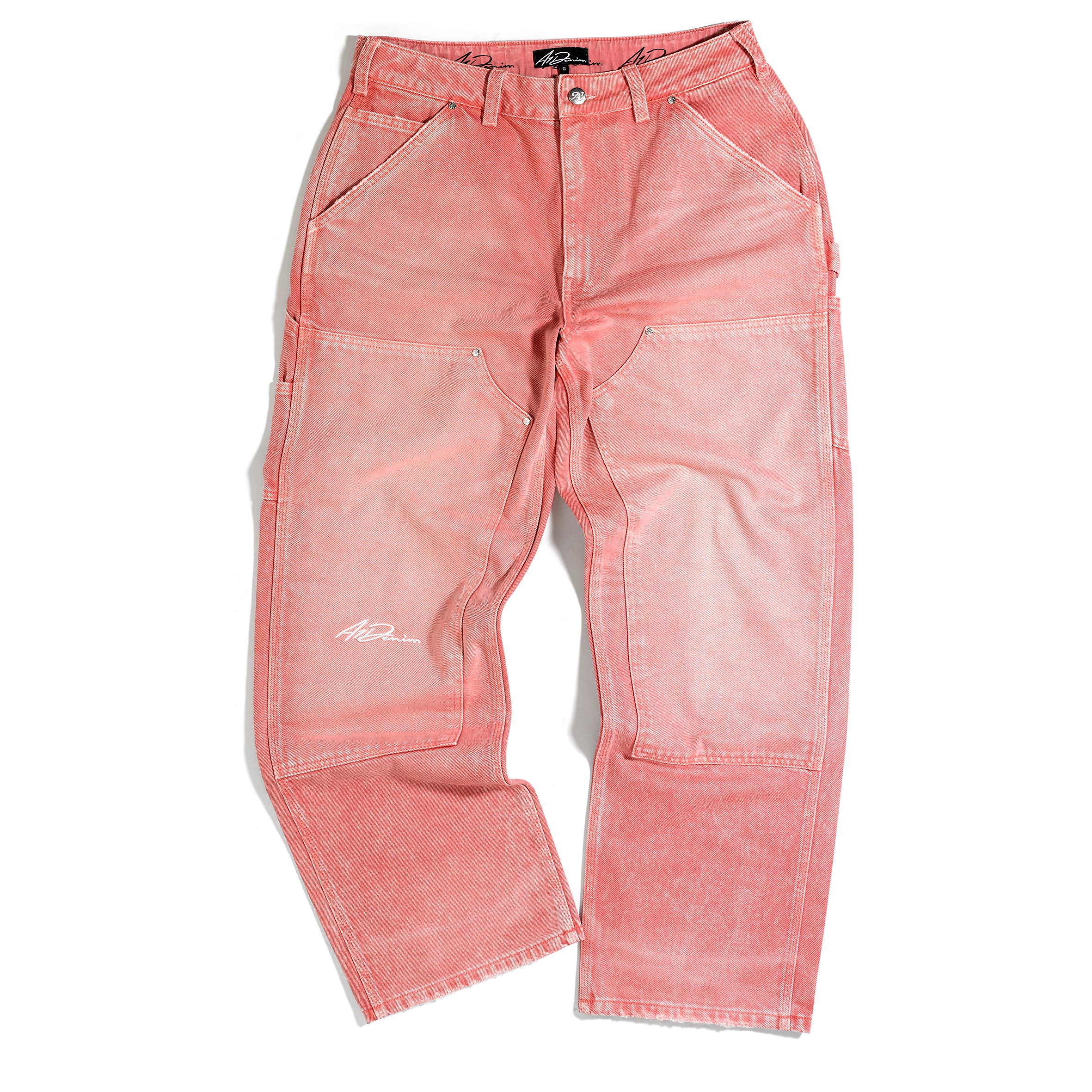 希少 90s AFFA DOUBLE KNEE CIRCLE PANTS 003 Double Knee Pant - Vintage Pink – A1 Denim