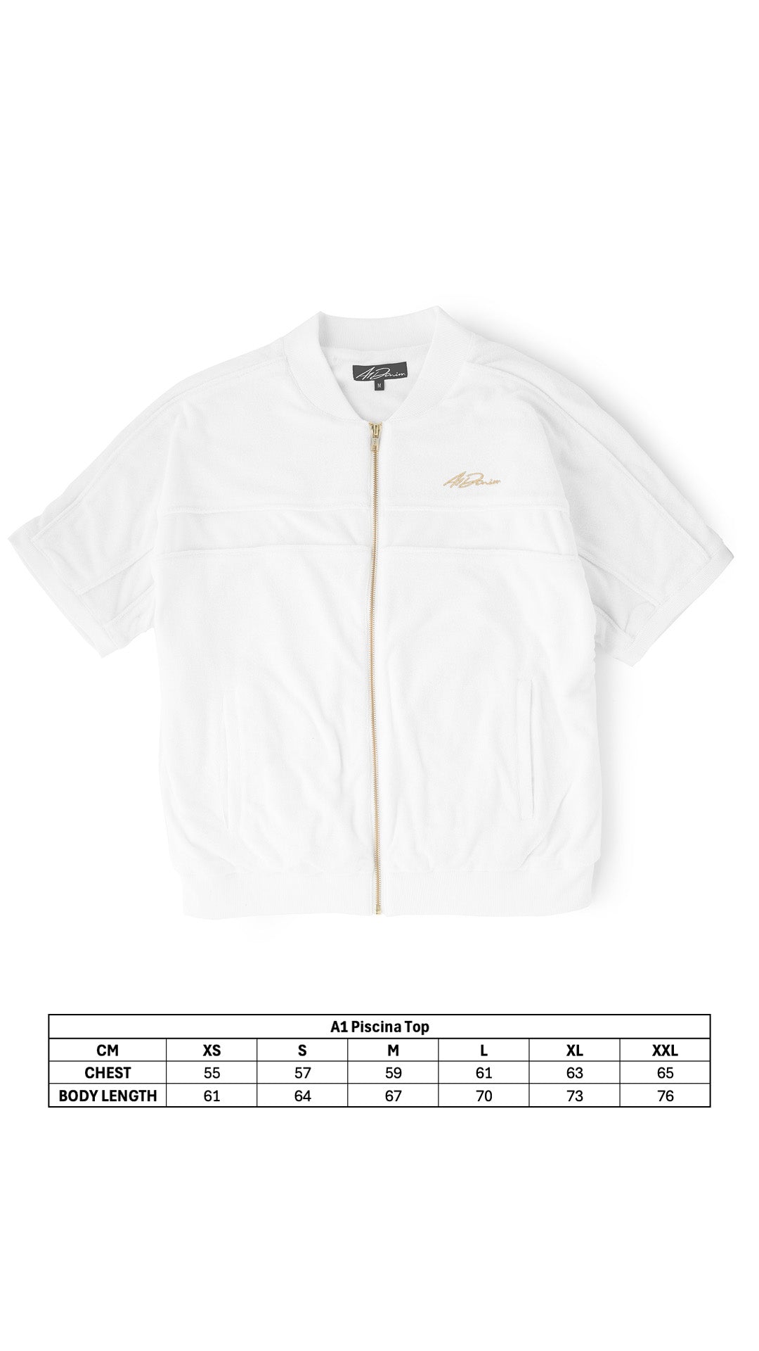 Piscina Zip Polo - White/Gold