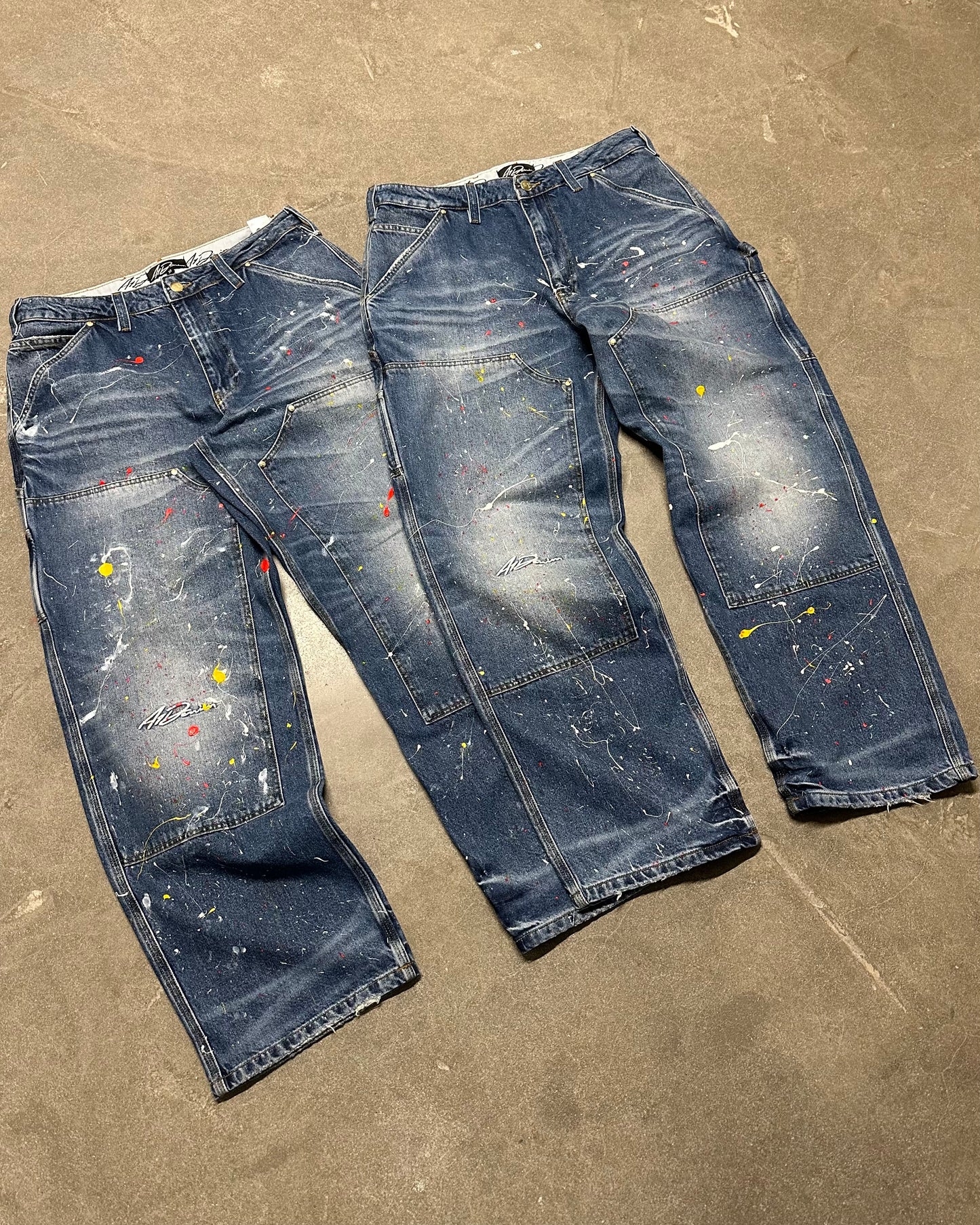 003 Double Knee Pant - SPLATTER