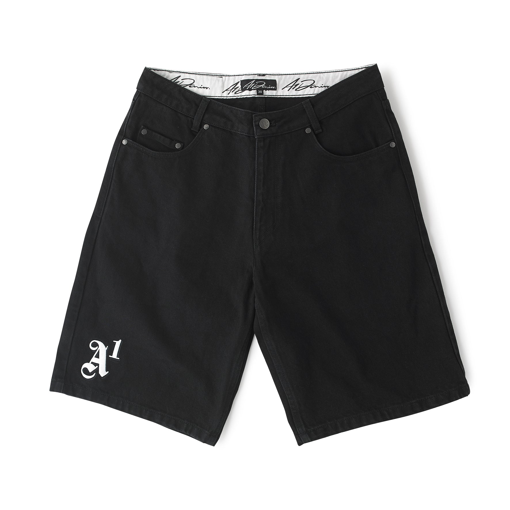 Denim Short - Black