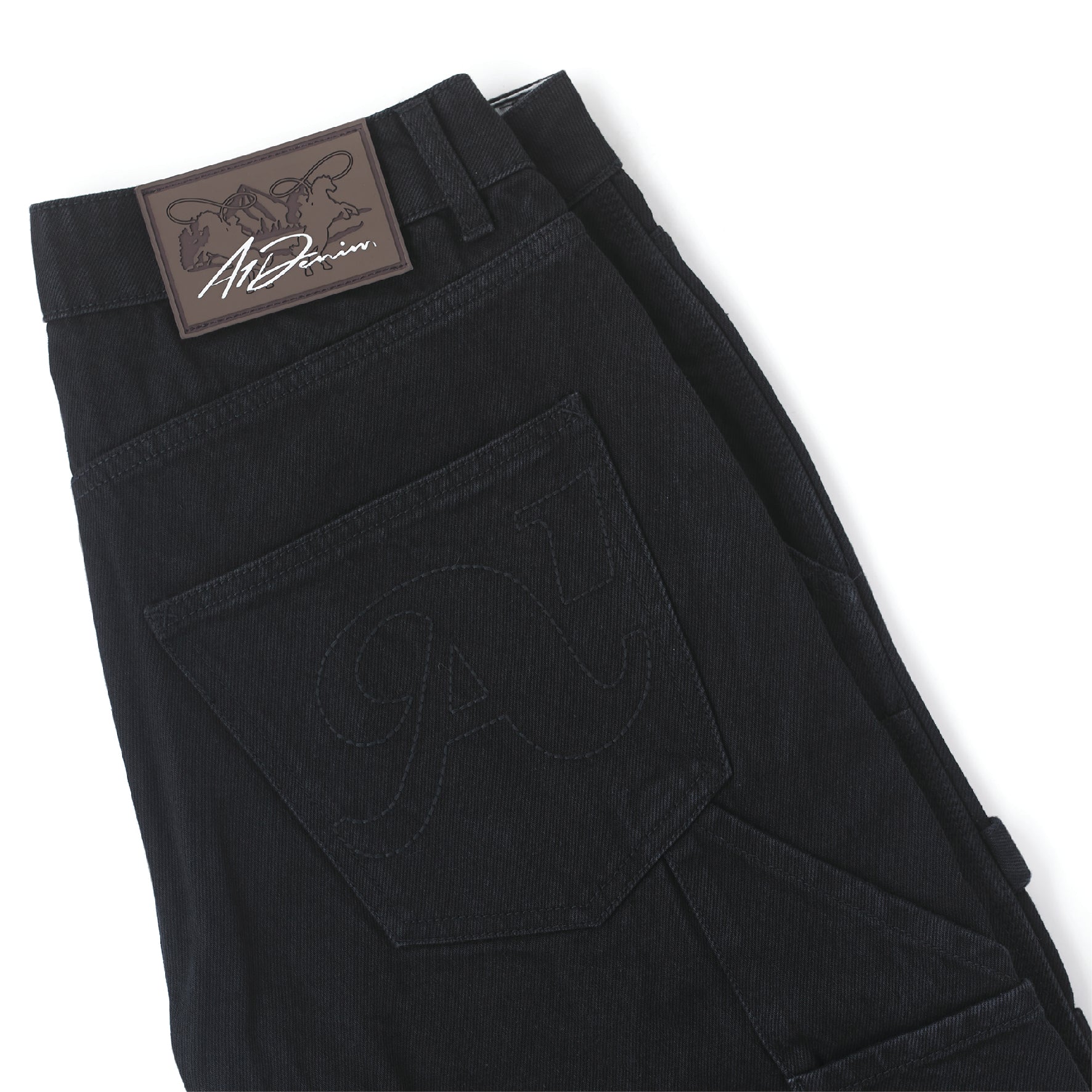 Double Knee Pant V2 - Black