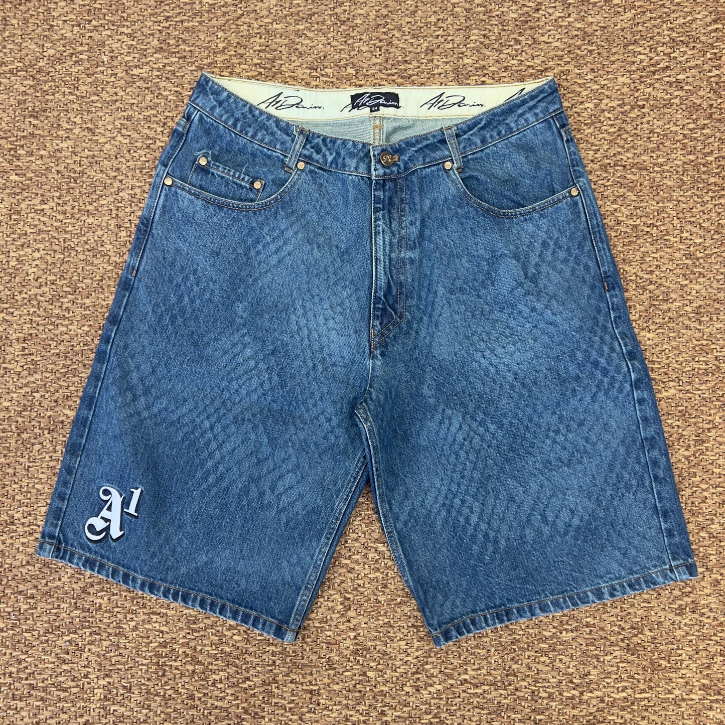 Denim Short  - Snake Laser
