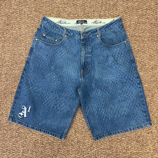 Denim Short  - Snake Laser