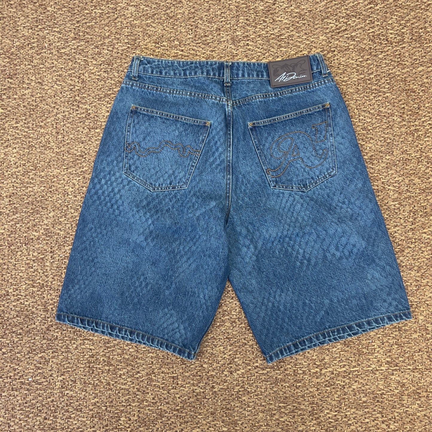 Denim Short  - Snake Laser