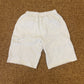 Quilted Double Knee Sweat Short - Grey