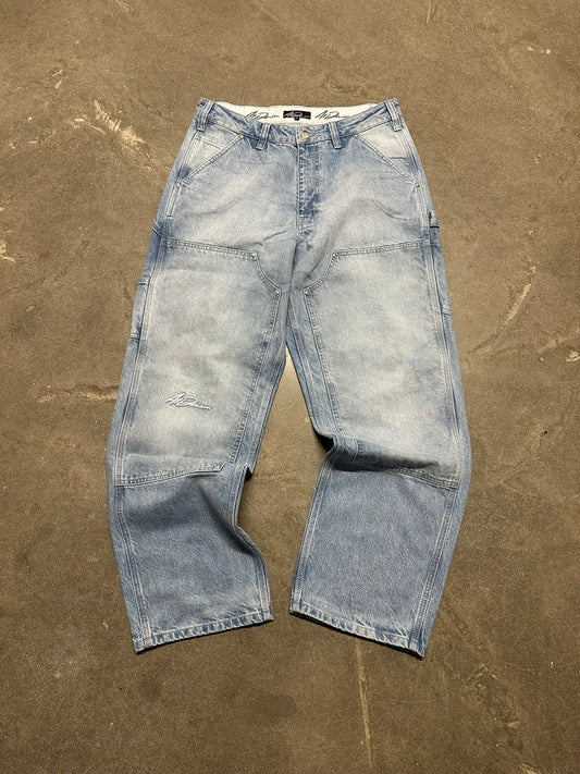 003 Double Knee Pant - Light Blue
