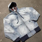 Reversible Hooded Jacket - Light Blue/Tartan