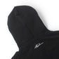 Quilted Double Zip Hood - Black