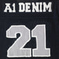 Knitted Football Jersey - Navy